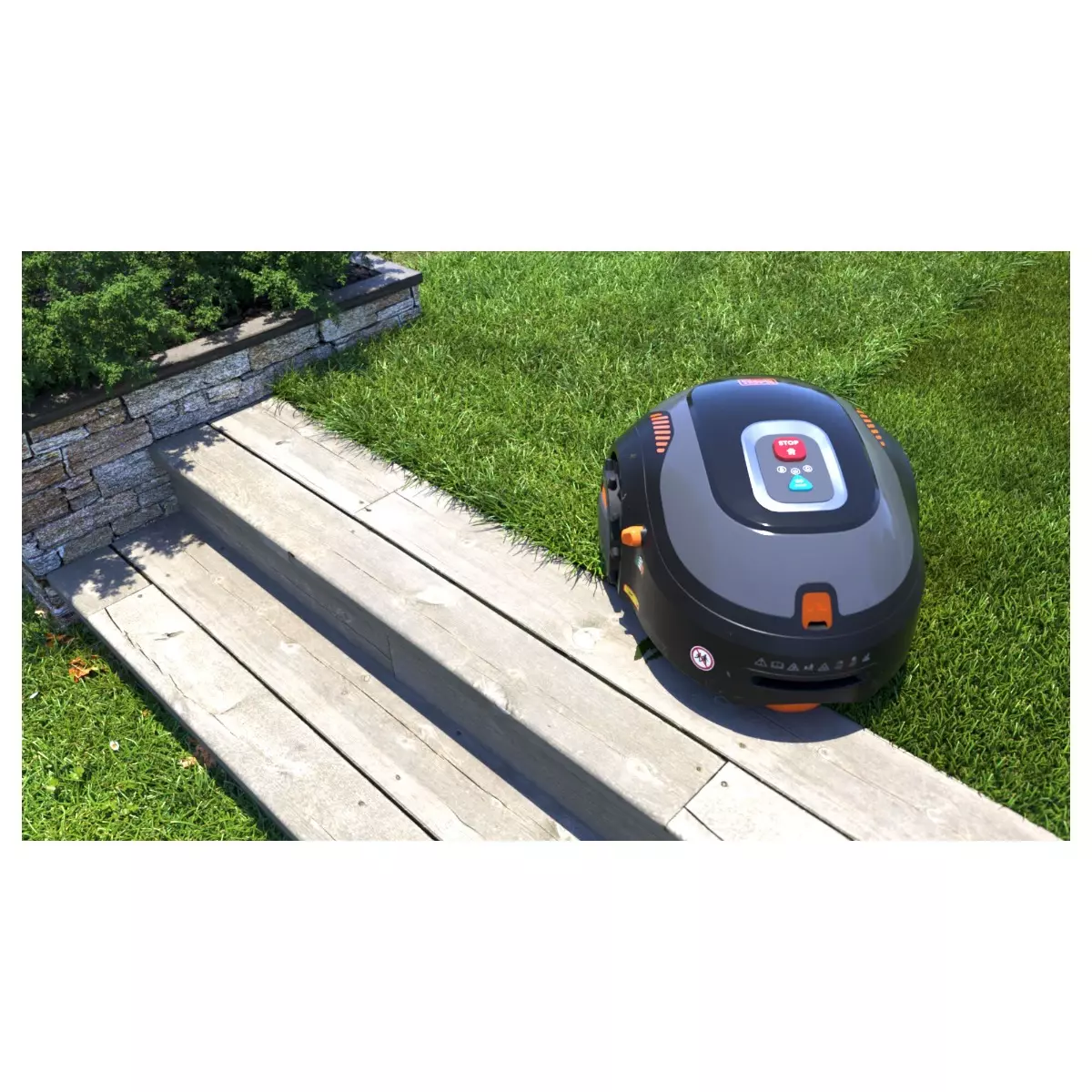 Black & Decker Robot Tondeuse n500 M² BLACK+DECKER - 12V - 4,3Ah - BCRMW121-QW 9 Black & Decker Robot Tondeuse n500 M² BLACK+DECKER - 12V - 4,3Ah - BCRMW121-QW – Image 7