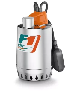 Pompe Pour Eaux Usagées 230V Câble 5m CITY PUMPS - Débit 10'800 L/h - F1-50-VORTEX