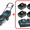 Tondeuse DLM530 36V 2 X 18V Li-Ion MAKITA + 4 Batteries 4Ah + Chargeur Double DC18RD 1 Tondeuse DLM530 36V 2 X 18V Li-Ion MAKITA + 4 Batteries 4Ah + Chargeur Double DC18RD -Jardin Soldes lot70308 1