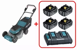 Tondeuse DLM530 36V 2 X 18V Li-Ion MAKITA + 4 Batteries 4Ah + Chargeur Double DC18RD